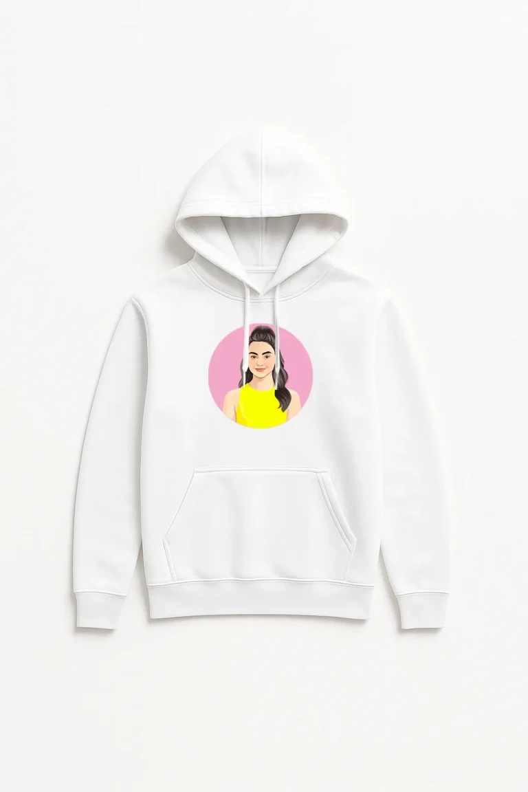 Custom photo hoodie gift vector portrait hoodie pick and print