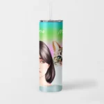 Custom Photo Tumbler 4 custom tumbler side by side back to back design with premium custom made vector portrait artwork tumbler pick and print