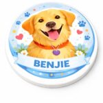 Custom Photo Ceramic Coaster 4.25 in customize design pet art pick and print