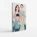 Custom Photo Magnet 3.5 x 2.5 vecotr portrait art custom design tool custom personalized gift thick magent pick and print