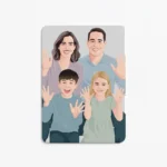 Custom Photo Magnet 3.5x2.5 vector portrait pick and print 1