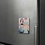 Custom Photo Magnet 3.5x2.5 vector portrait pick and print v2