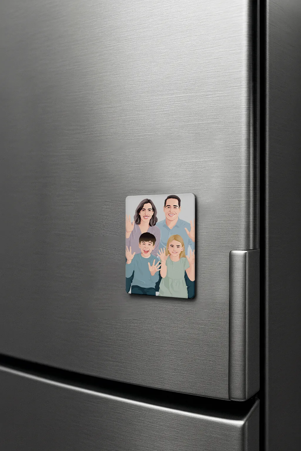 Custom Photo Magnet 3.5x2.5 vector portrait pick and print v2