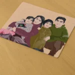 Custom Photo Puzzle vector portrait art pick and print v2