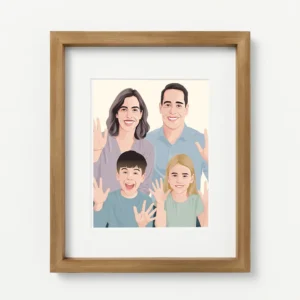 Home 29 Custom Photo Walnut Stain Frame with Mat pick and print