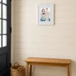 Custom Photo Nordic White Frame with Mat (Vector Portrait) 3 White Custom Photo Belmont Frame with Mat Pick and print V2