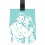 custom luggage card custom portrait personalized luggage card pick and print s1