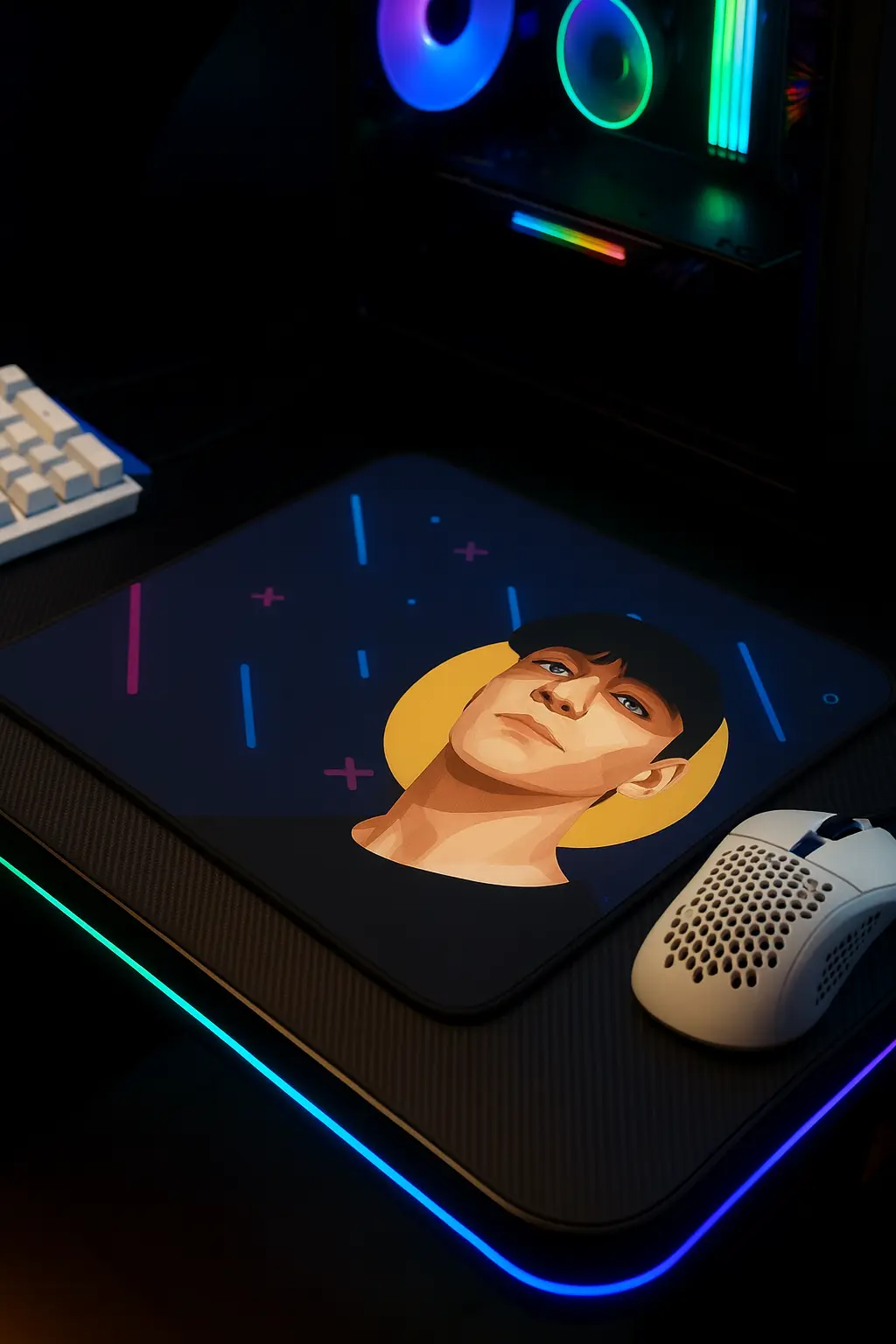 custom photo mouse vector portrait pad vector artwork pick and print v2