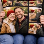 Custom Photo Pillow Case 3 custom photo throw pillow case 6 images vector portrait couple portrait gift high quality custom gift pick and print