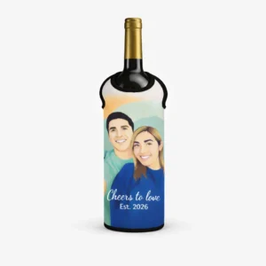 Custom Photo Neoprene Wine Bottle Cooler