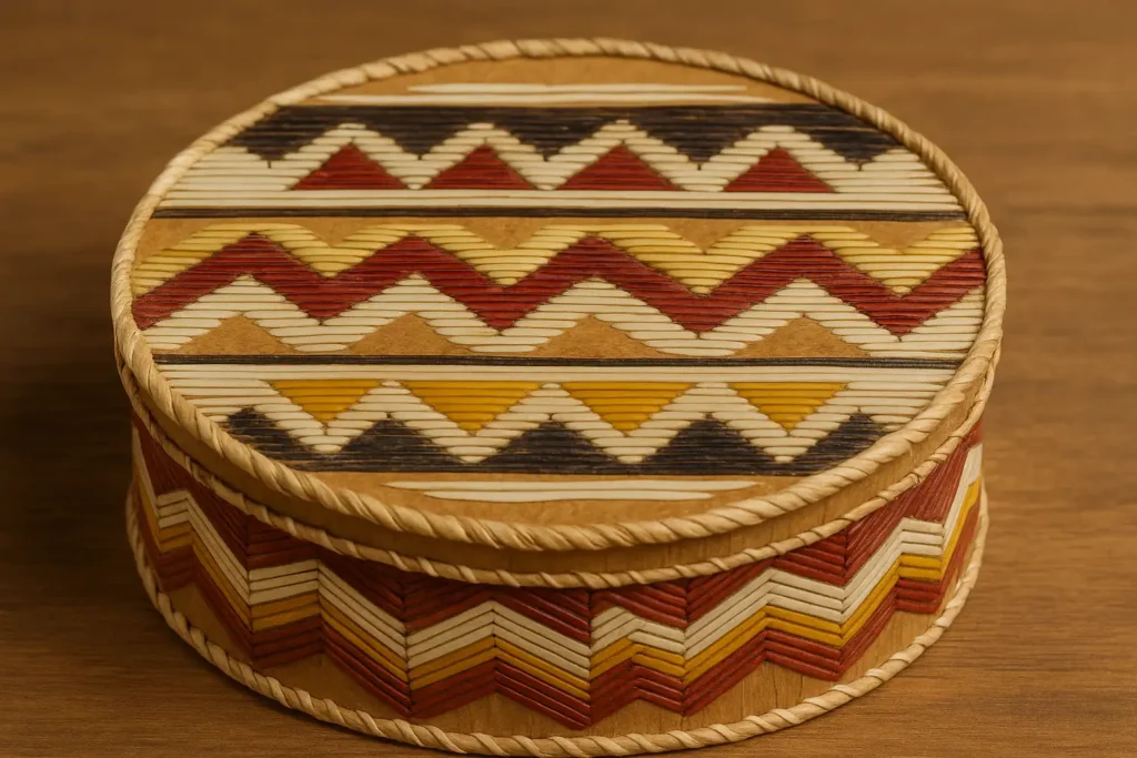 Mi’kmaq Art in Nova Scotia: History, Traditions, and Where to Find It 1 Mikmaq Art in Nova Scotia History Traditions and Where to Find It porcupine quil weaved basket