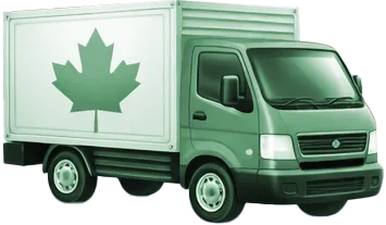 Shipping canada wide pick and print green
