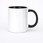 Custom Photo Ceramic Mug Colored Handle Personalized Mug Black Pick and print