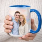 Custom Photo Ceramic Mug Colored Handle - Gallery 1