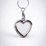 Custom Photo Metal Keychain Heart and Circle Personalized heart keychain pick and print