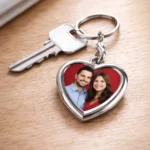 Custom Photo Key Chain Heart and Circle Metal - Gallery 6