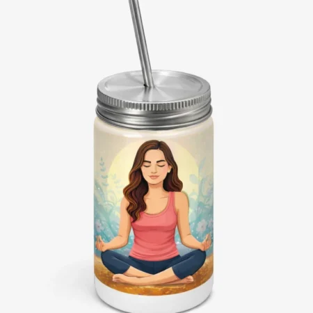 Custom Photo Mason Jar Tumbler Old Classic
