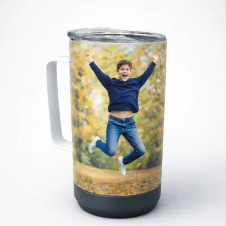 Custom Photo Tumbler Mugs Speaker