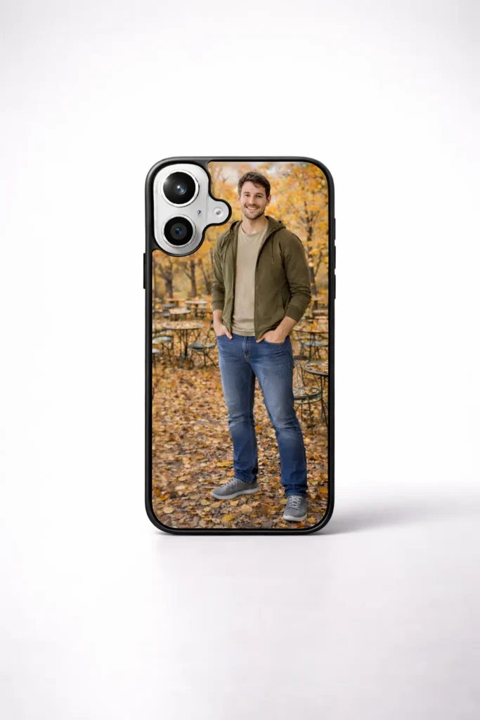 Custom Photo iPhone Case Flat Aluminum Hard Cover Case - Featured