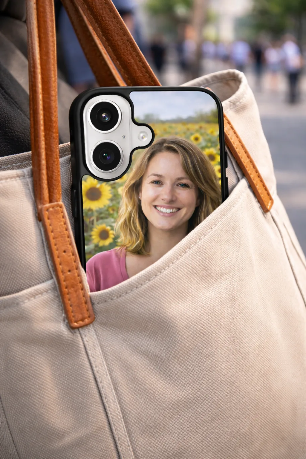 Custom Photo iPhone Case Flat Aluminum Hard Cover Case - Gallery 1