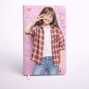 Custom Photo Leather Notebook A6 5.7 x 4.3 190 Page - Featured