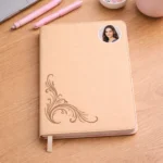 custom photo leather notebook personalized leather notebook pick and print v6