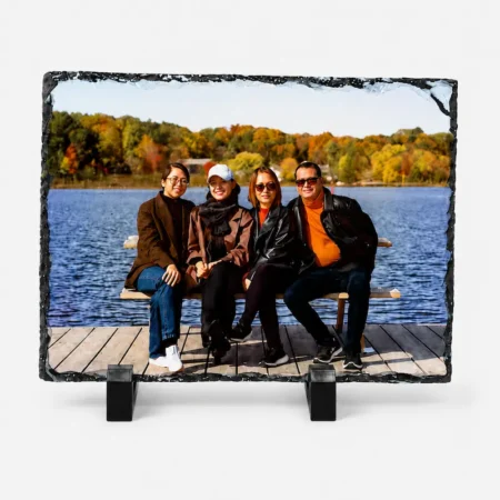 Custom Photo Rock Slate Photo Plaque
