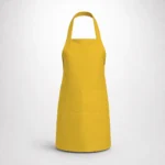 custom apron easy to clean polyester yellow