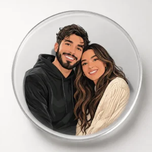 Custom Photo Round Acrylic 2 Sizes - Featured