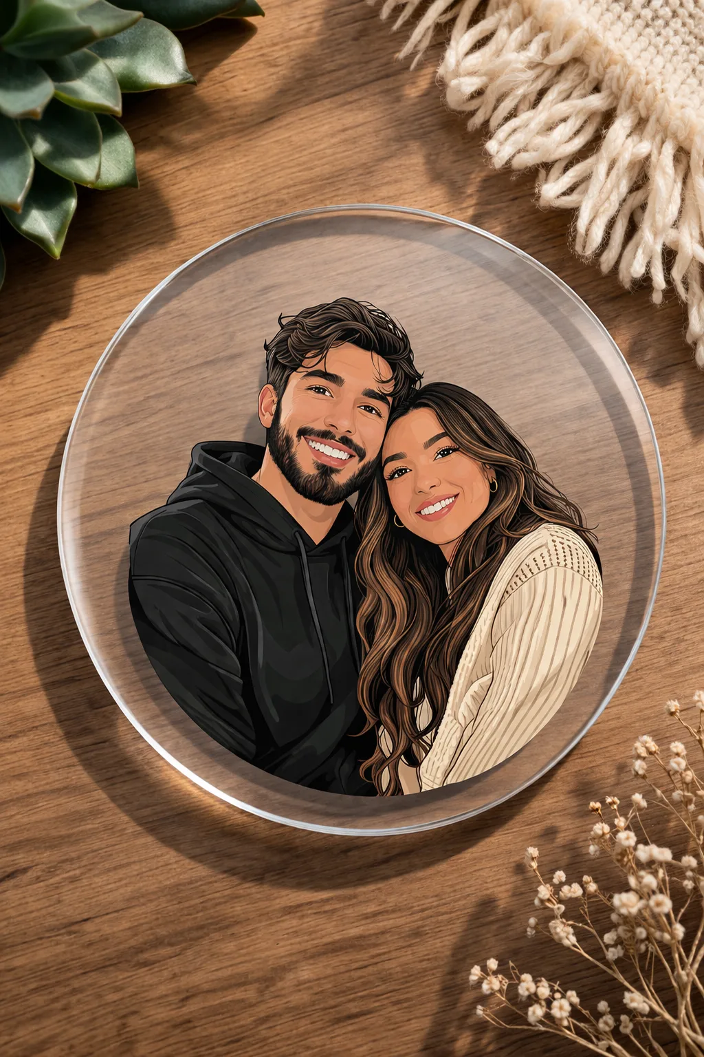 Custom Photo Round Acrylic 2 Sizes - Gallery 1