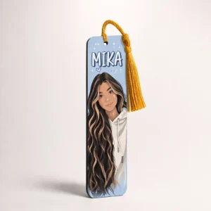 Custom Photo Wood Bookmark (MDF) Colored Tassel