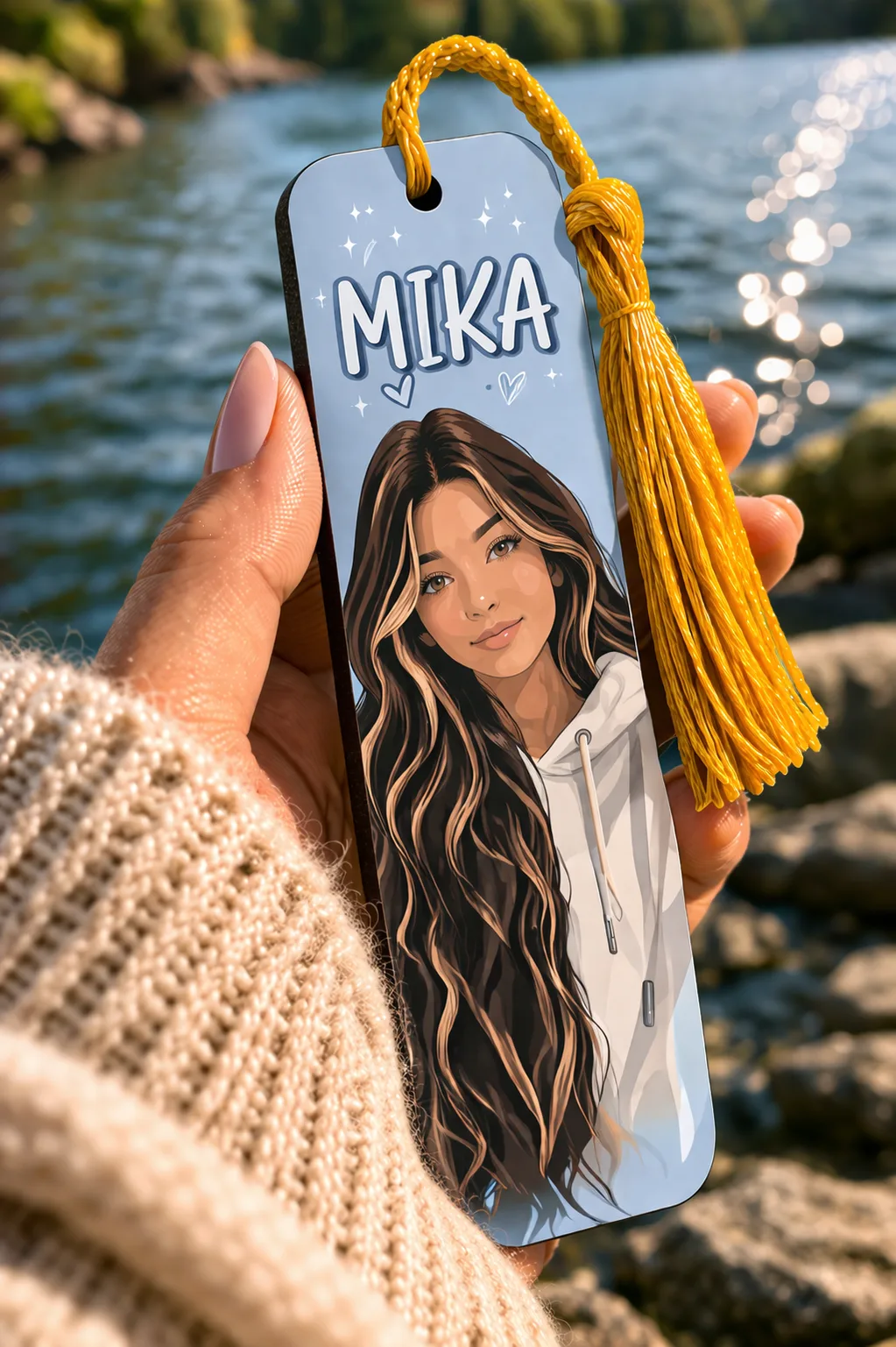 custom wood mdf bookmark personalized bookmark pick and print va6