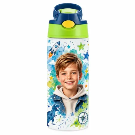 Kids Custom Photo Tumbler 12oz Kids Sublimation Tumbler