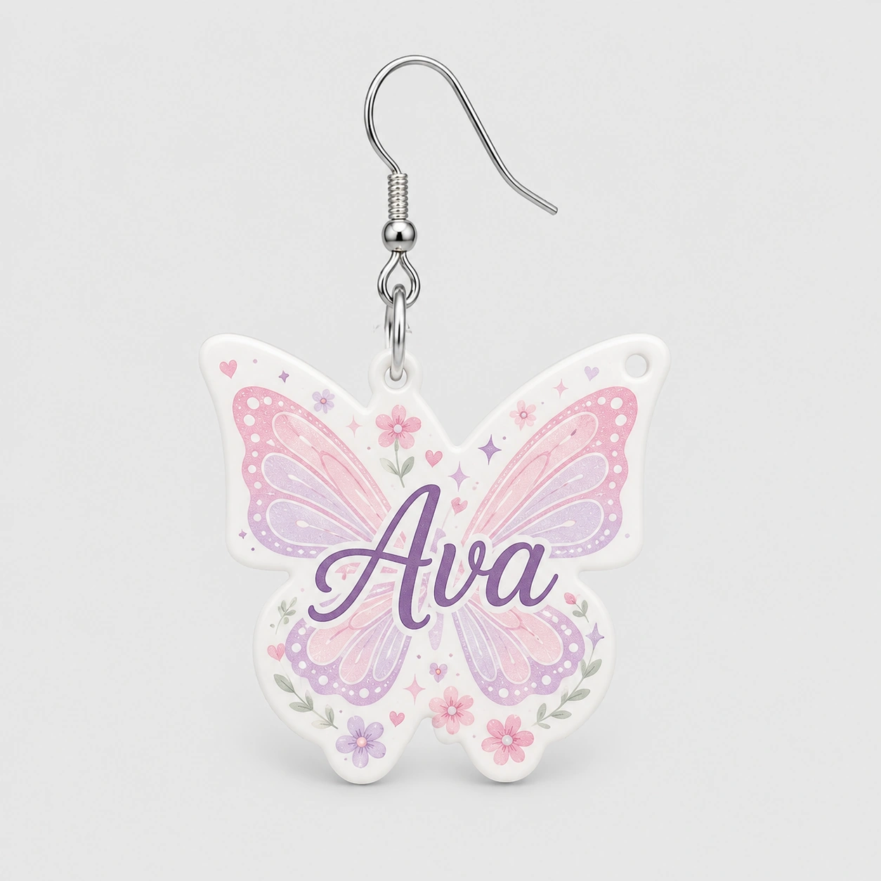 Personalized Double-Sided Shape Earrings 2 Personalized Double-Sided Shape Earrings - Image 2