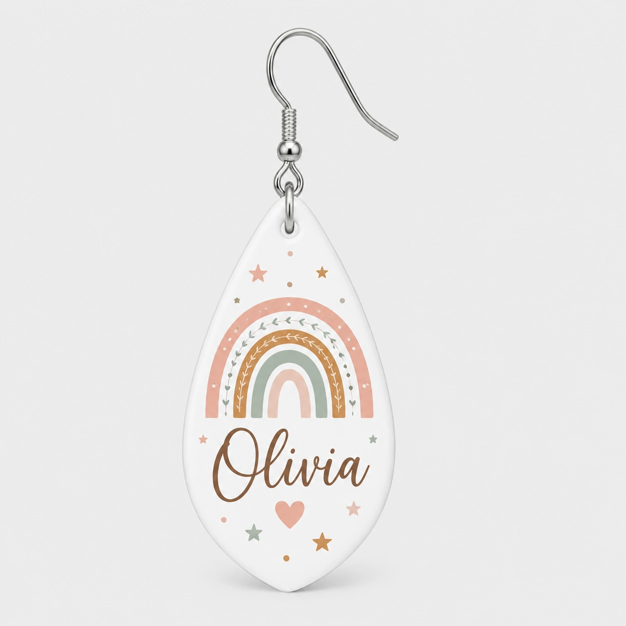 Personalized Double-Sided Shape Earrings 4 Personalized Double-Sided Shape Earrings - Image 4