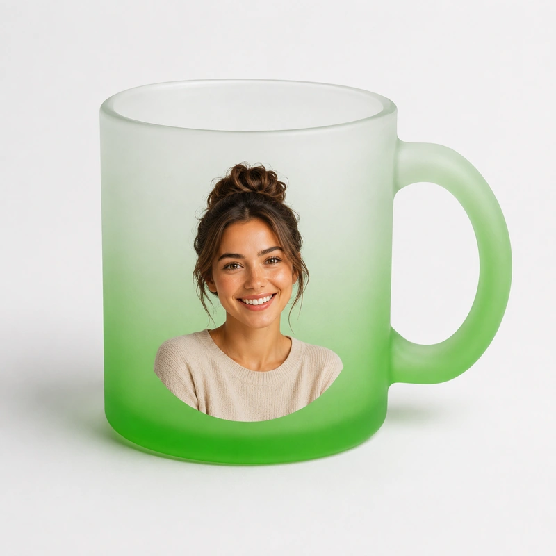 Personalized 11oz Colored Frosted Glass Mug 3 Personalized 11oz Colored Frosted Glass Mug - Image 3
