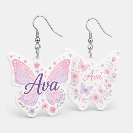 Personalized Double-Sided Shape Earrings