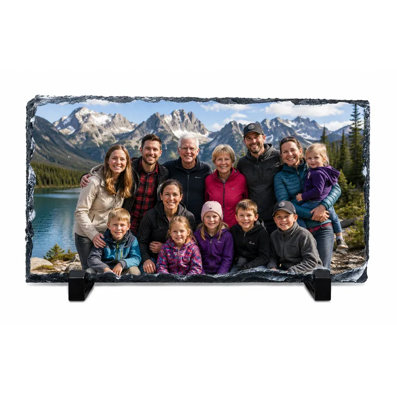 Personalized Rectangular Slate Photo Plaque 1 Personalized Rectangular Slate Photo Plaque