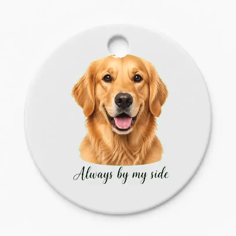 Personalized Double-Sided Round Aluminum Tag