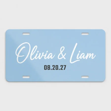 Personalized Aluminum Licence Plate