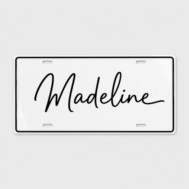 Personalized Aluminum Licence Plate 3 Personalized Aluminum Licence Plate - Image 3