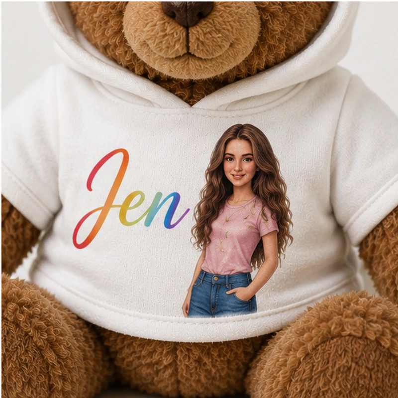 Personalized Stuffed Animal Hoodie - Image 3
