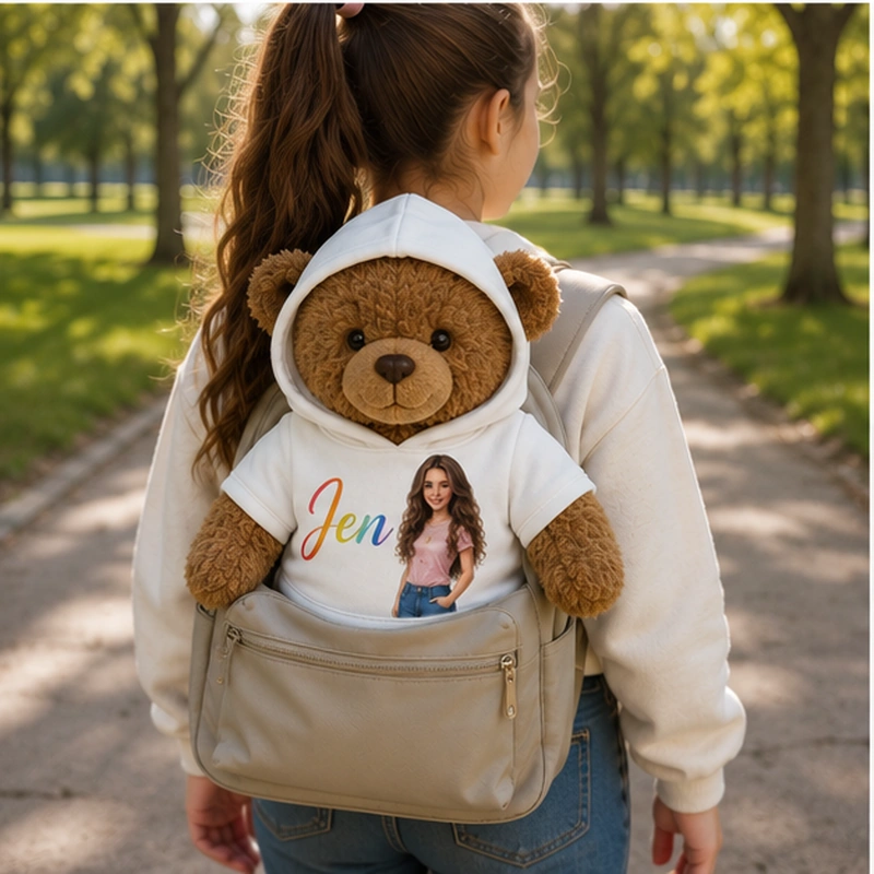 Personalized Stuffed Animal Hoodie - Image 2