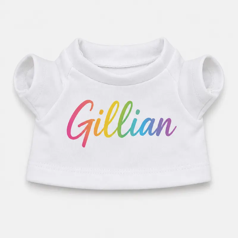 Personalized Stuffed Animal Shirt 1 Personalized Stuffed Animal Shirt