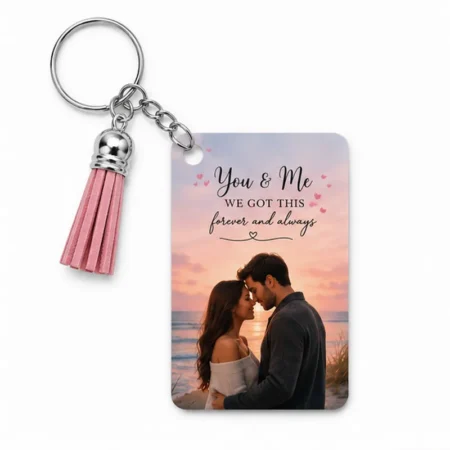Personalized Double-Sided Metal Keychain