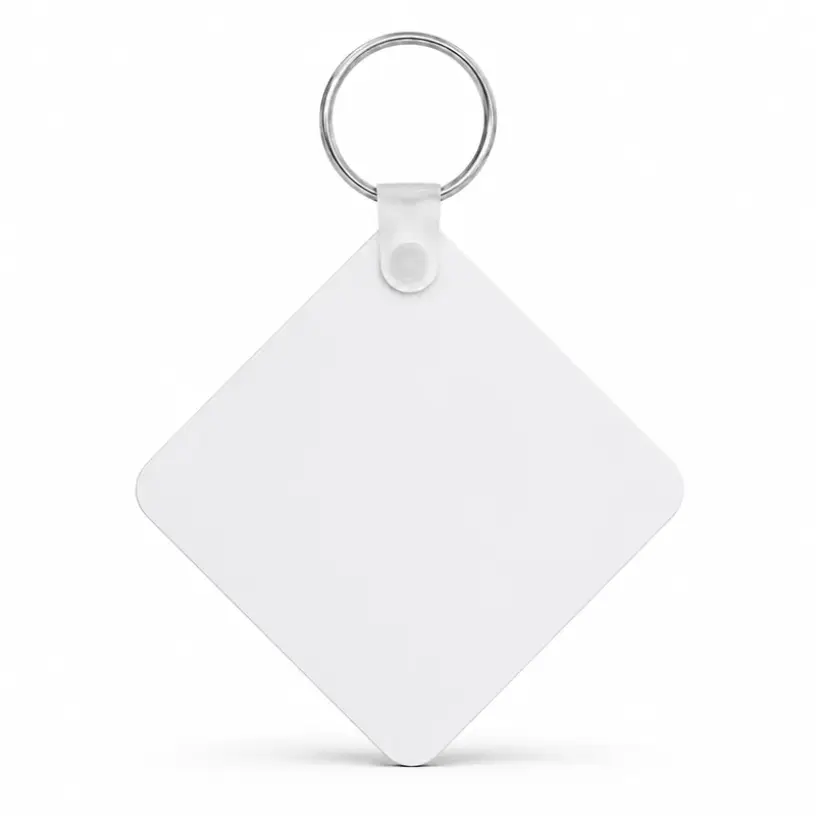 Personalized Double-Sided Keychain 10 Personalized Double-Sided Keychain - Square variation