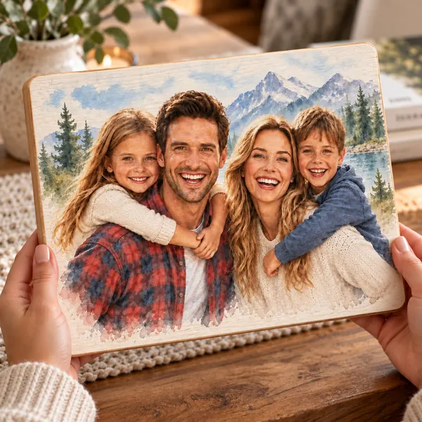 Personalized Plywood Photo Frame 8 x 10 5 Personalized Plywood Photo Frame 8 x 10 - Image 5
