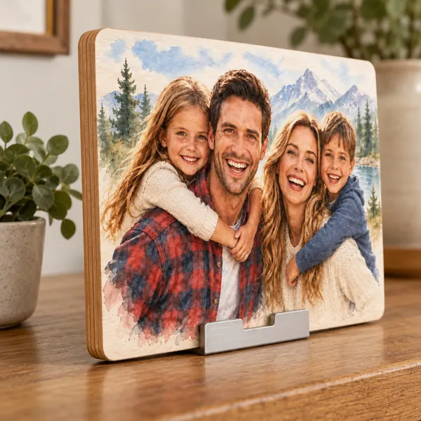 Personalized Plywood Photo Frame 8 x 10 4 Personalized Plywood Photo Frame 8 x 10 - Image 4