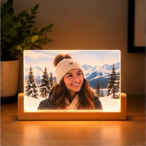 Personalized Rectangular LED Frame 8 in 3 Personalized Rectangular LED Frame 8 in - Image 3