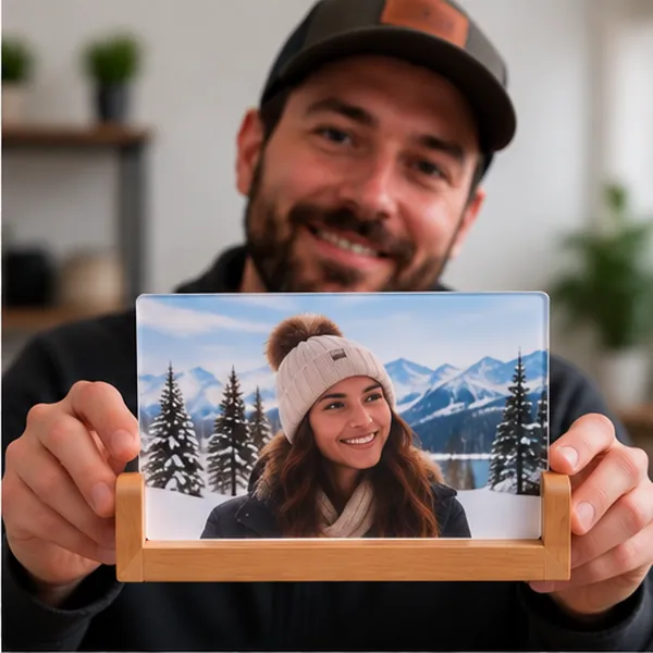 Personalized Rectangular LED Frame 8 in 2 Personalized Rectangular LED Frame 8 in - Image 2